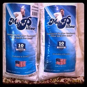 PAIR MyPillow NEW & unopened. Standard w/ med fill